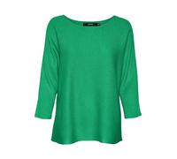 VERO MODA Vmnora 3/4 Boatneck Blouse Noos Jersey de Punto, Verde Brillante. Detalles: W. Melange, L para Mujer