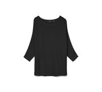 VERO MODA VMNORA 3/4 Boatneck Blouse Noos, Suéter pulóver De Las Mujeres, Black, M