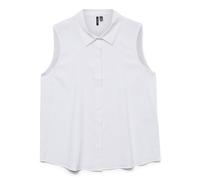 VERO MODA Vmnora SL Shirt WVN Ga, Blanco Brillante, L