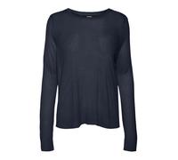 VERO MODA Vmnova LS O-Neck Pullover Ga Noos Suéter pulóver, Azul Marino, M para Mujer