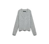 VERO MODA Vmnovah Rib LS V-Neck Pullover Noos Vmnovah Rib LS V-Neck Jersey Noos Mujer (Pack de 1)