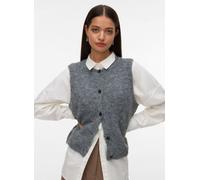 Vero Moda VMNOVAH SL O-NECK BUTTON VEST NOOS M Gris
