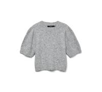 VERO MODA VMNOVAH SS O-Neck Puff Jersey GA Noos, Color Gris., S
