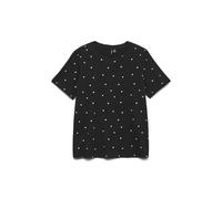VERO MODA Vmpaulina Detail SS Camiseta Ga JRS Noos, Negro, M