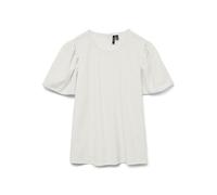 VERO MODA Vmpretty SS Top WVN Ga Noos, Blanco Nieve., M