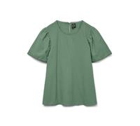VERO MODA Vmpretty SS Top WVN Ga Noos, Color Verde., M