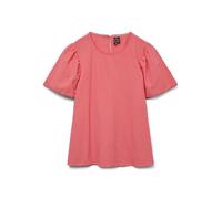 Vero Moda Vmpretty SS Top WVN Ga Noos, Coral, XL