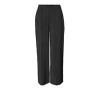 VERO MODA Vmqueeny Long Pants Wvn Ga Pantalones, Negro, M para Mujer