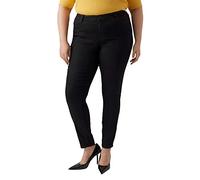 VERO MODA Vmrudy Slim Blk Jegging Curve Noos Pantalones Vaqueros, Negro, 48W / 32L para Mujer