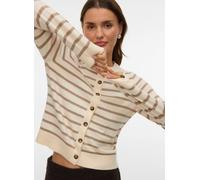 Vero Moda VMSABA PLAIN LS O-NECK CARDIGAN NOOS S Beige