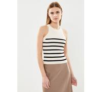VERO MODA Top de punto 'VMSABA' beige / negro, Talla L