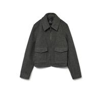 VERO MODA Chaqueta de entretiempo 'VMSafir' gris oscuro L EUR