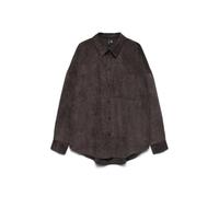 VERO MODA Vmsanne Courderoy LS Camiseta WVN Ga Noos, Pastel de Chocolate, XL