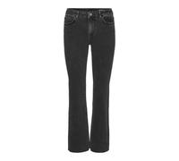 VERO MODA VMSHEILA MR Kick Flared Jeans VI2168, Dark Grey Denim, 27W x 32L