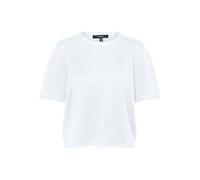 VERO MODA Vmsilje 2/4 O-NCK-Pull de Gran tamaño Jersey de Punto, Blanco Brillante, S para Mujer