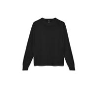VERO MODA Vmsilje LS O-Neck Jersey Noos, Negro, S