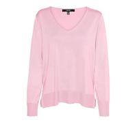 VERO MODA VMSILJE LS V-Neck Jersey GA Noos, Pink-a-Boo, M