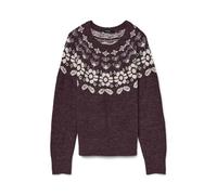 VERO MODA Vmsimone LS Nordic Jersey Ga Rep Boo, Winetasting., XL