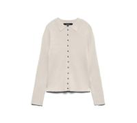 VERO MODA Vmsiri LS Poloneck Pullover Jersey, Abedul, XS para Mujer
