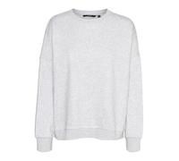 VERO MODA Vmsonja LS Sweat Jrs Noos Sudadera, Super Light Grey Melange, XS para Mujer