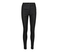 Vero Moda Vmsophia HR Skinny Coated Pants Pantalones, Mujer, Black/Detail:Coated, MW x 30L