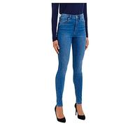 Vero Moda Vmsophia HR Skinny J Gu3112 Ga Noos Jeans, Medio De Mezclilla Azul, MW x 32L para Mujer