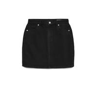 Vero Moda VMTessa Falda Corta para Mujer con Bolsillos, Black Denim, L