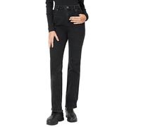 VERO MODA Vmtessa HR Straight Jeans Li134 Ga Noos Vaqueros Rectos, Black Denim, 28W x 30L para Mujer