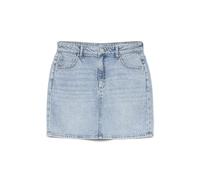 VERO MODA Vmtessa HR Short Dnm Skirt Mix Ga Noos Falda Vaquera, Mezclilla De Color Azul Claro, XS para Mujer