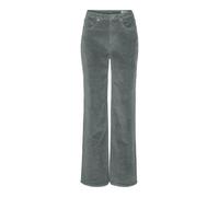 VERO MODA Vmtessa HR Wide Corduroy Pants, Bálsamo Verde, 28W / 34L
