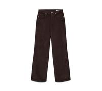 VERO MODA VMTESSA HR Wide CORUDROY - Pantalones, Pastel de Chocolate, 26W x 30L