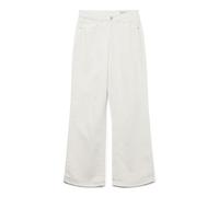 VERO MODA Vmtessa HR Wide Jeans Color Ga Pantalón, Blanco Brillante, 31W x 32L Mujeres