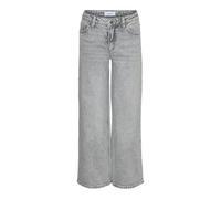 Vero Moda Vmtessa HR Wide Jeans Ra207 Girl Noos, Denim Light Grey, 164 para Niñas