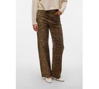 VERO MODA Vmtessa HR Wide Stretch AOP Jeans Noos, Silver Mink, 26W / 30L Mujeres
