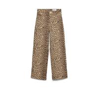 VERO MODA Vmtessa HR Wide Stretch AOP Jeans Noos, Silver Mink, 28W / 32L Mujeres