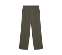 VERO MODA Vmtexas MW Straight Pant Noos, marrón, L / 32L Mujeres