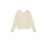 VERO MODA Vmtilda LS O-Neck 2way Pullover Boo Jersey, Abedul, L para Mujer