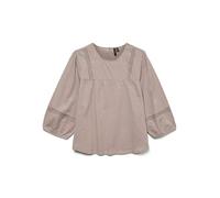 VERO MODA Vmtrine 3/4 Lace Top Wvn Ga Noos, Falda Lunar, M Mujeres