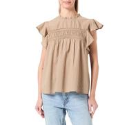 VERO MODA Vmtrine SL Lace Top Wvn, Silver Mink, XL para Mujer