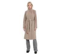 Vero Moda VMTWODOPE Vera Long Wool Coat GA Noos Abrigo, Silver Mink/Detail:Melange, XS De Las Mujeres