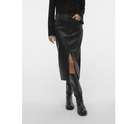 Vero Moda VMVERI HR CALF PL SKIRT NOOS L Negro