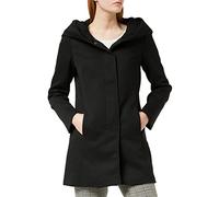 Vero Moda Vmverodona LS Jacket Noos Abrigo, Negro (Black Black), 36 (Talla del fabricante: X-Small) para Mujer