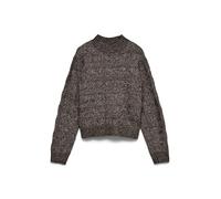 VERO MODA Vmvirgo LS Highneck Jersey BF, Pastel de Chocolate, XS