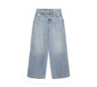VERO MODA Vmwien Mr Rel Wide Belt Jeans Si338 Noos, Mezclilla De Color Azul Claro, 27W / 30L