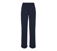 VERO MODA Vmzamira Mr Straight Pant Ga Tall Noos Pantalones, Azul Marino, M / 36L para Mujer