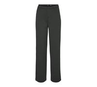 Vero Moda Vmzamira MW Straight Pant Ga Noos Pantalones de Tela, Verde Oscuro, LW x 30L