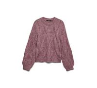 VERO MODA Vmzenia LS O-Neck Stitch Jersey, marrón, M