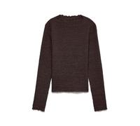 Vero Moda Vmzia LS Funnel Neck Top JRS Noos Vmzia LS Funnel Neck Top JRS Noos (1 Unidad), Pastel de Chocolate, L