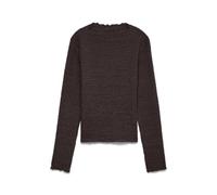 Vero Moda Vmzia LS Funnel Neck Top JRS Noos Vmzia LS Funnel Neck Top JRS Noos (1 Unidad), Pastel de Chocolate, XS