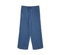 VERO MODA Wide Leg Trousers VMMELANEY High Waist Trousers Dark Denim S Dark Denim S